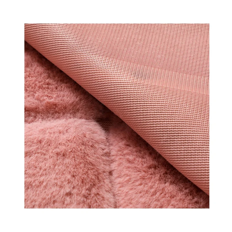 
customized wholesale cheap fabric jacquard faux fur shaggy faux fur fabric 