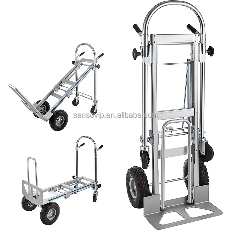 Multi-function Folding Luggage Trolley With Handle Available at Airport Hotel