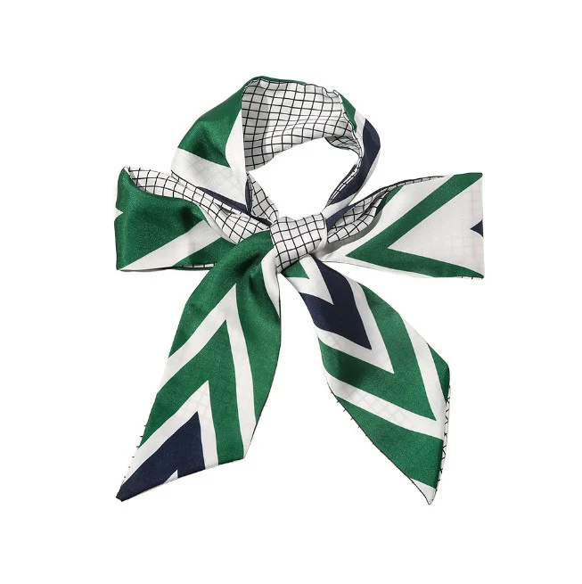 South Korean version of the new small scarf Spring and Autumn Double-sided Scarf Hair Band