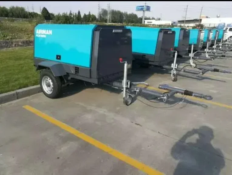 Airman PDS175S Automatic 5m3 7bar YANMAR  mechanical diesel screw air-compressor  for  blasting