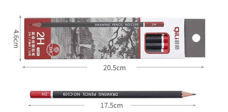 
12 PCS/box HB drawing pencil set coloring pencil set set which is popular in China 