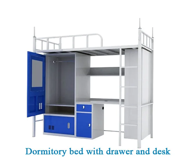 
kids bed wholesale office bedroom metal bunk bed for students &staff school dormitory 