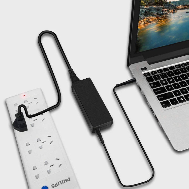 Shanpin ноутбук зарядное устройство адаптер переменного тока 19,5 в 4.62A 90 Вт 65 Вт адаптер переменного тока зарядное устройство переменного тока Адаптеры питания шнур для планшетного компьютера