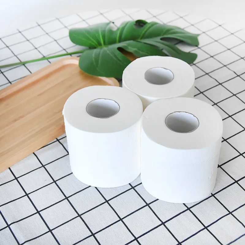 Wholesale White Tissue Roll Custom Printed Bathroom Tissue OEM Toilet Paper