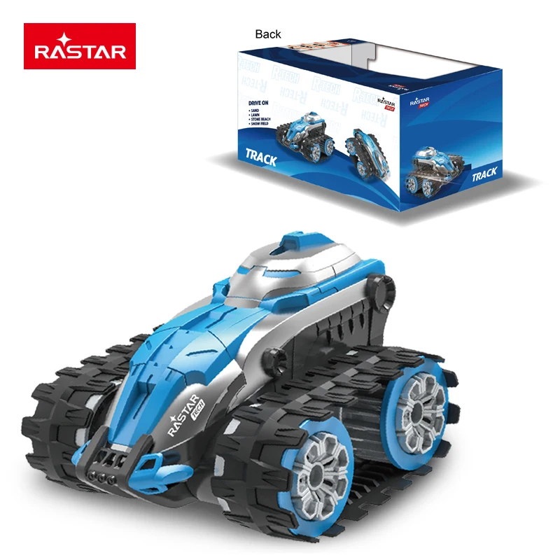 RASTAR TECH Snow Race Rc Track Car RC модель R/C Stun Автомобильная батарея 3 типа режима вождения пластиковая с гусеничным колесом 50*26