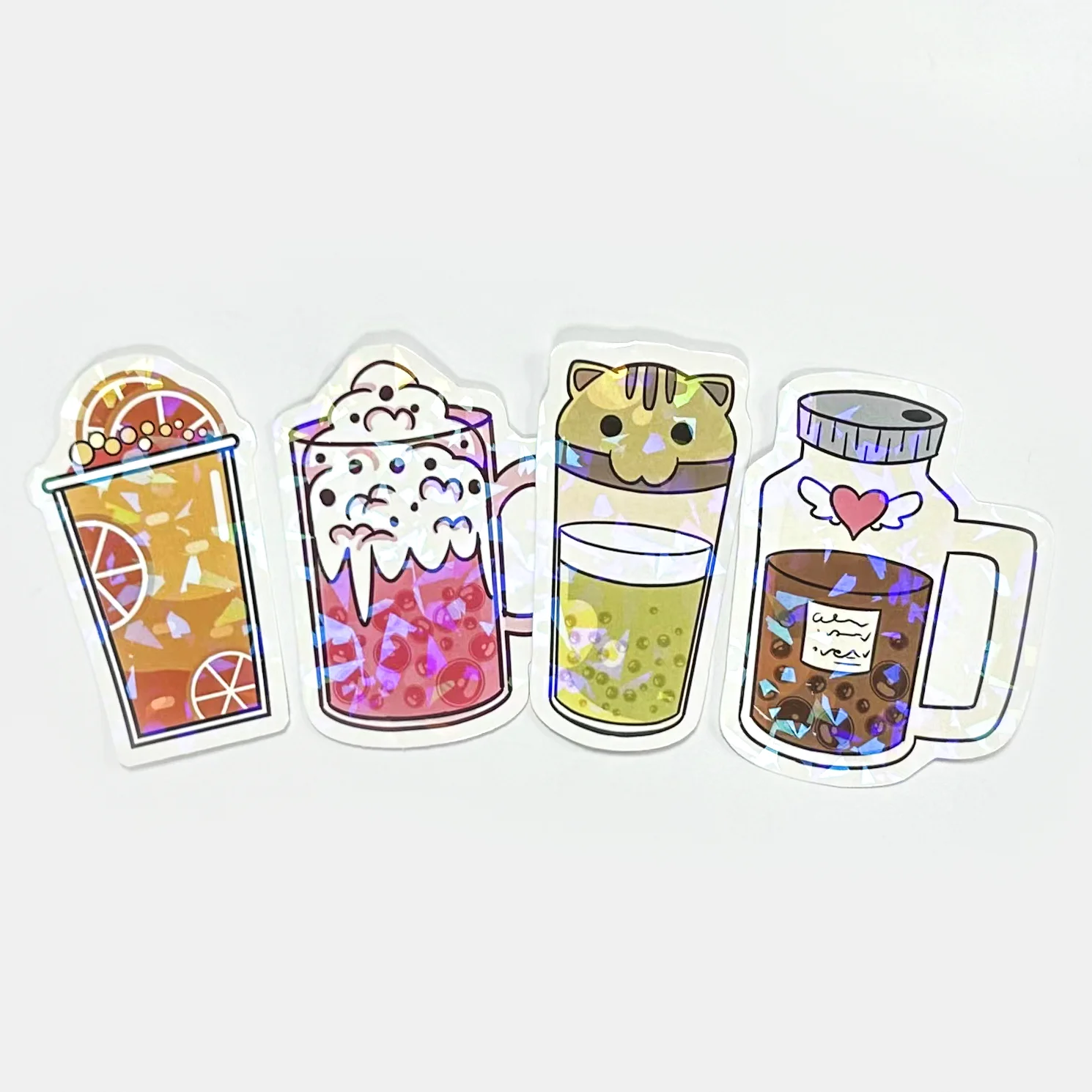 Custom Die-Cut Self-Adhesive Waterproof Vinyl Sticker Kiss-Cut Mark Packaging Label for Products