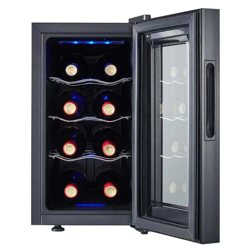 Wholesale Best Price Wine Fridge Cooler Bar Mini Glass Display Cabinet Wine Cooler Refrigerator