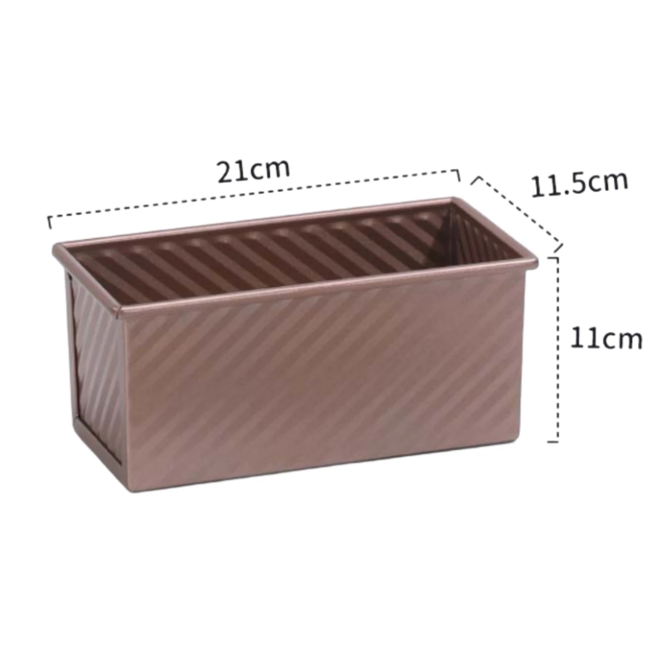 Home Kitchen Nonstick Carbon Steel Bread Loaf Pan With Lid Bread Baking Pan Toast Baking Tin with Cover
