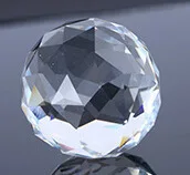 Wholesale Colorful Pendant Prisms chandelier accessories hanging lamp faceted clear glass crystal ball