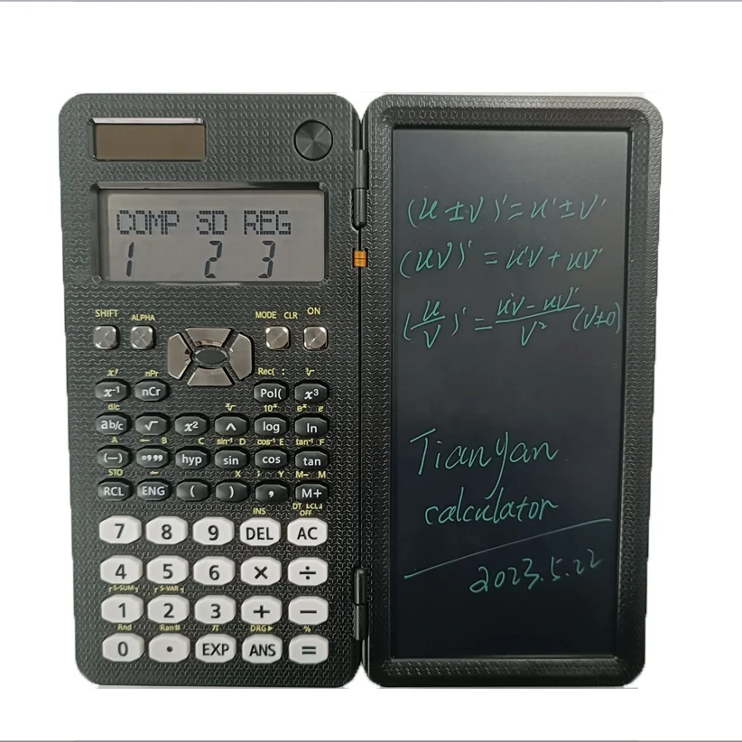 Почерк Pad калькулятор 240 функции двухстороннего калькулятора мощности