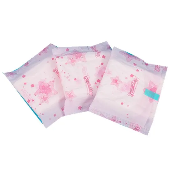 Макси анион бесплатные образцы хлопок леди гигиенические прокладки для женщин