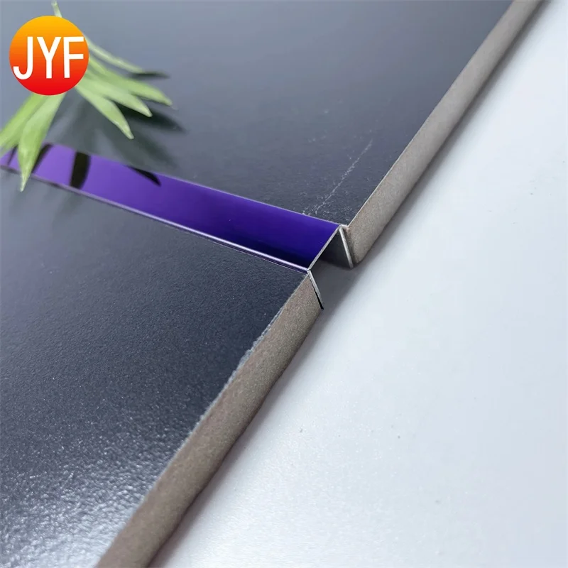 Hotel Decorative Line Color Metal Trim Strip U Shape Stainless Steel Tile Trim Copper Transition Strips