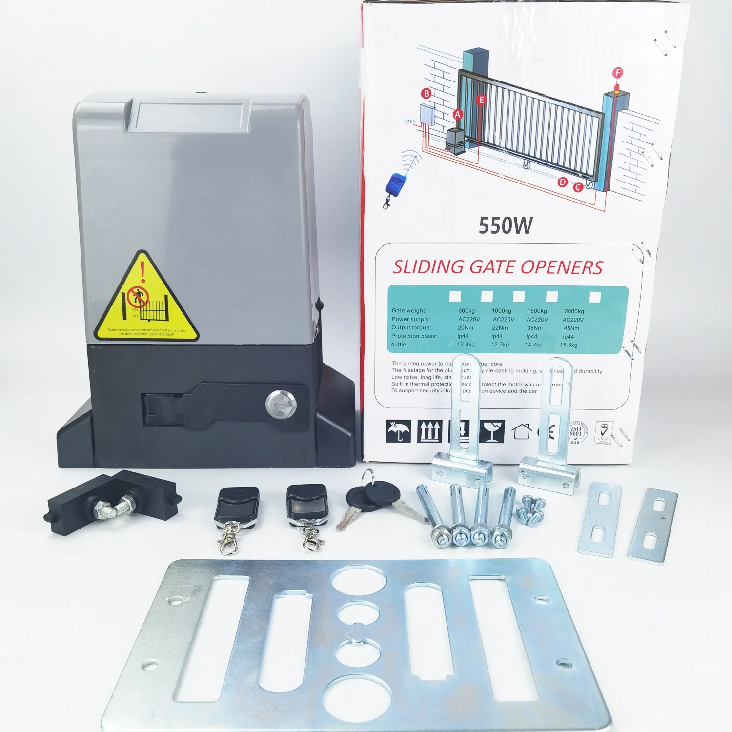 AAYEE Factory Selling Directly Automatic Kit Drive Opener Chain Operated Sliding Gate Openers