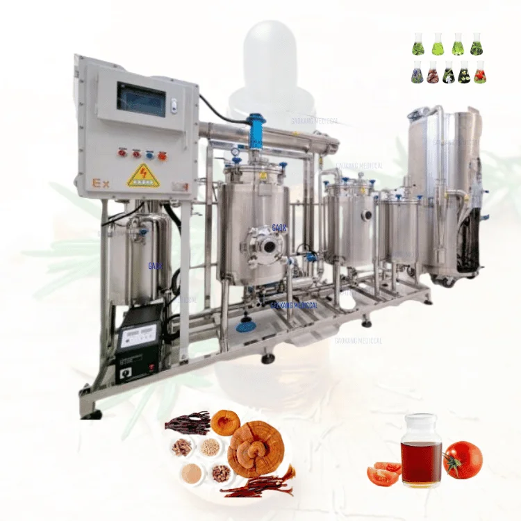 Ethanol Extractor hexane butane Solvent Extraction Machine Plant  Essential Oil Extraction tank Equipment