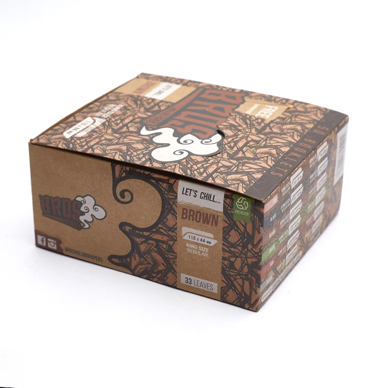 100% Hemp smoking rolling paper unbleached paper for smoking