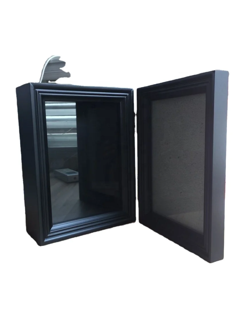 kids wooden saving money box photo frame shadow box mdf money box