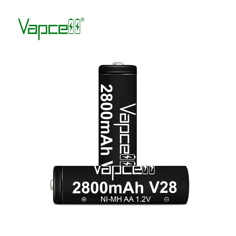 Лучшее качество Aa никель-металл-гидридная аккумуляторная батарея 1 2 v 2800 мА/ч Vapcell V28 AA 2800mah V никель-металл-гидридный аккумулятор Ni-MH
