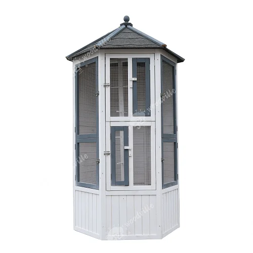 Premium Dove Cage with Spacious Flying Area for Patio Outdoor Wooden Bird Aviary