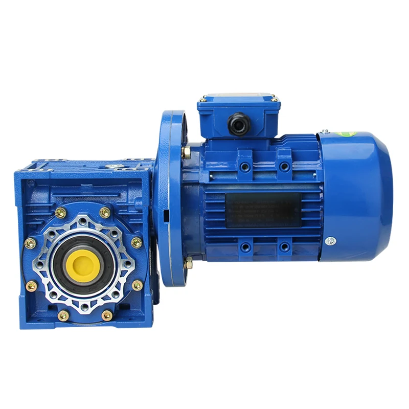 High Quality 1:5 Ratio  Geared Motors Speed NMRV Series Helical Worm Gear Reducer 1:10 Ratio Gearbox