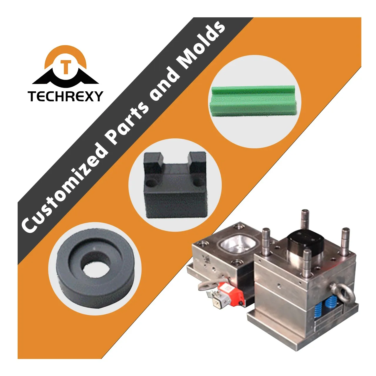 TechRexy Plastic Molding Company Plastic Custom Molding Manufacturing Plastic Injection Mold