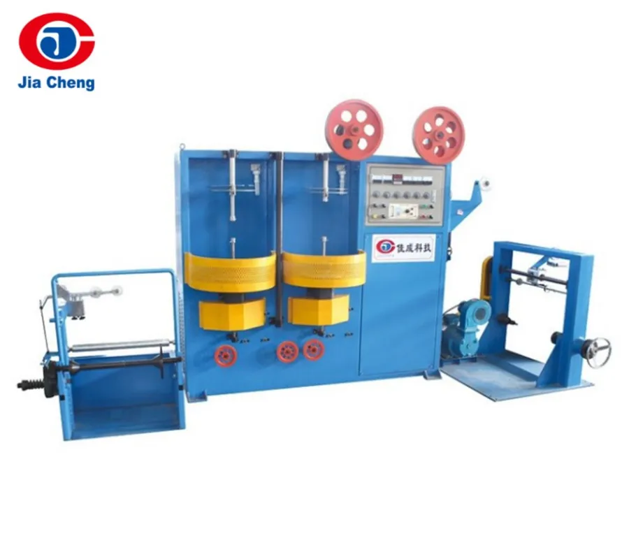 JIACHENG JCJX- 630 ПЛК Дата-кабель полиэфирная двухслойная ленточная машина, высокоскоростная упаковочная машина