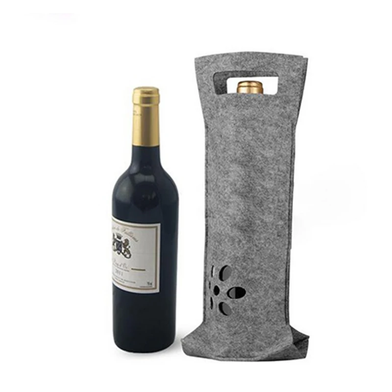 Легко установить и настроить несколько бутылок 6 винных фетровых для свадьбы дня рождения ужина праздничные сувениры