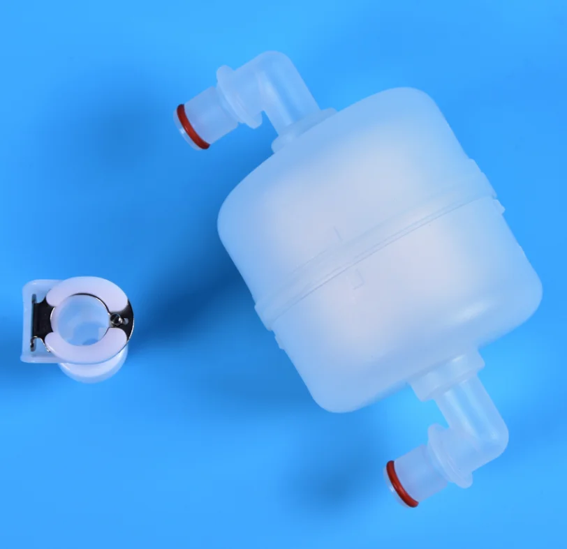 Одноразовый капсульный фильтр доступен в нескольких размерах и имеет различные разъемы для фильтрации жидкости и газа