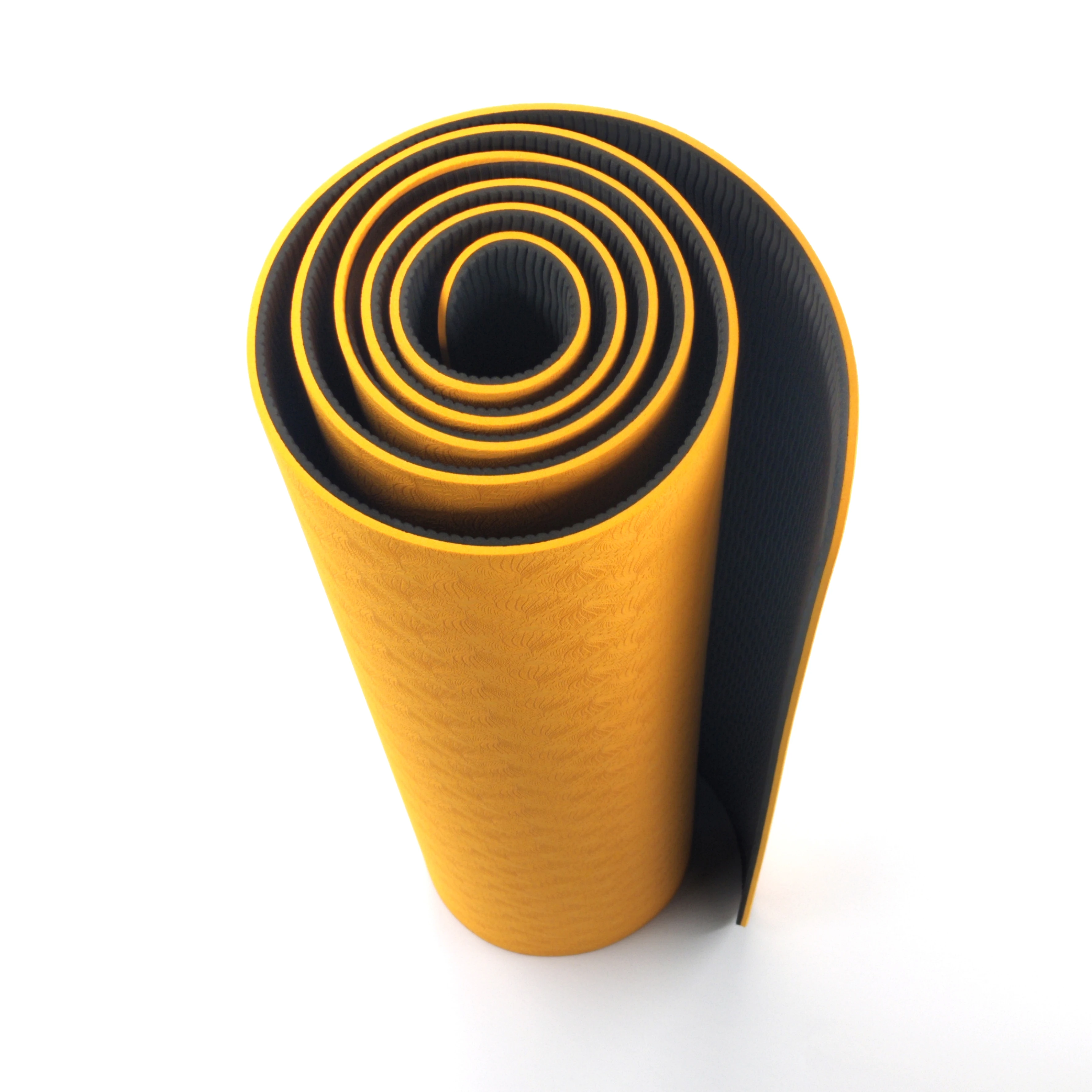 
Wholesale natural TPE double color 183x61x0.6cm yoga mats for body fitness and yoga exercise 