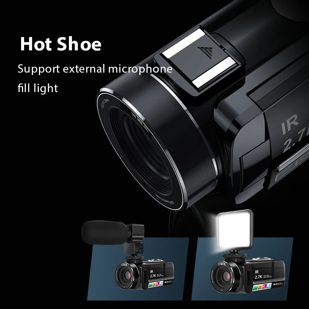  Новинка 2 7 K портативная видеокамера Kemera видео Ультра HD 36mp стабилизация живая стриминговая медленное движение Новые Портативная Цифровая со сверхвысоким разрешением Ultra Противоударная прямые трансляции