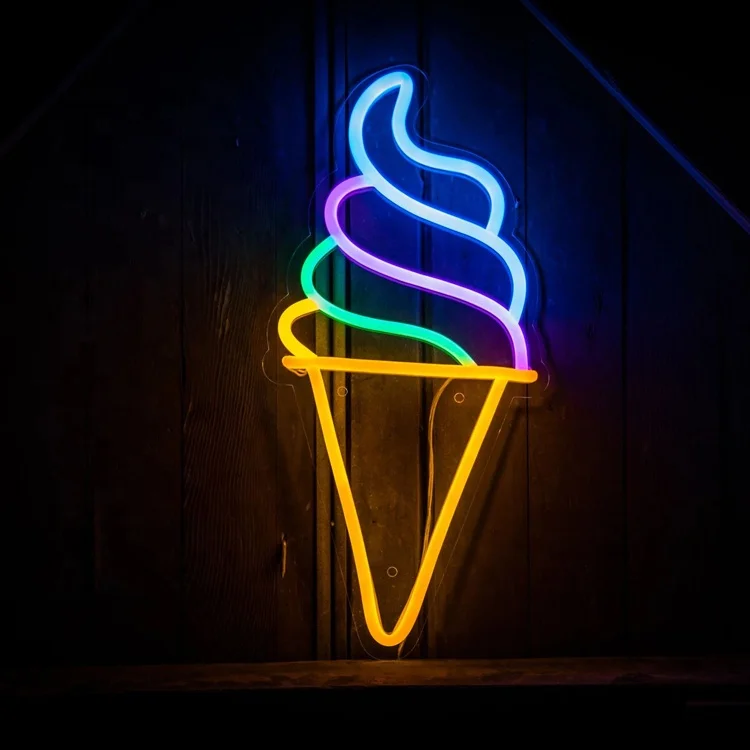 Factory Outlet Letters Logo Signage Electronic Led Light Wall Custom Acrylic Neon Sign