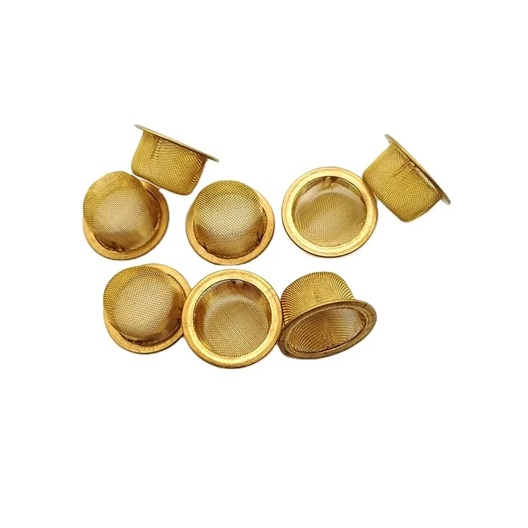 Domed Rimmed 1inch Mesh Smoking Pipe Screen Stainless Steel And Brass For Tobacco Pipes