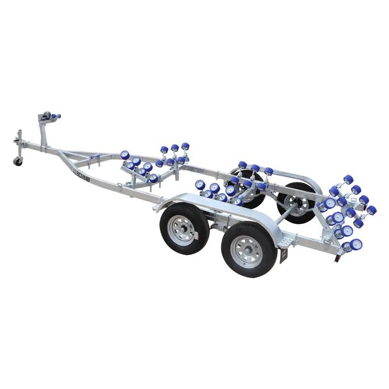 
Hot sale pedal boat trailer boat trailer with roller boat & watercraft trailers 