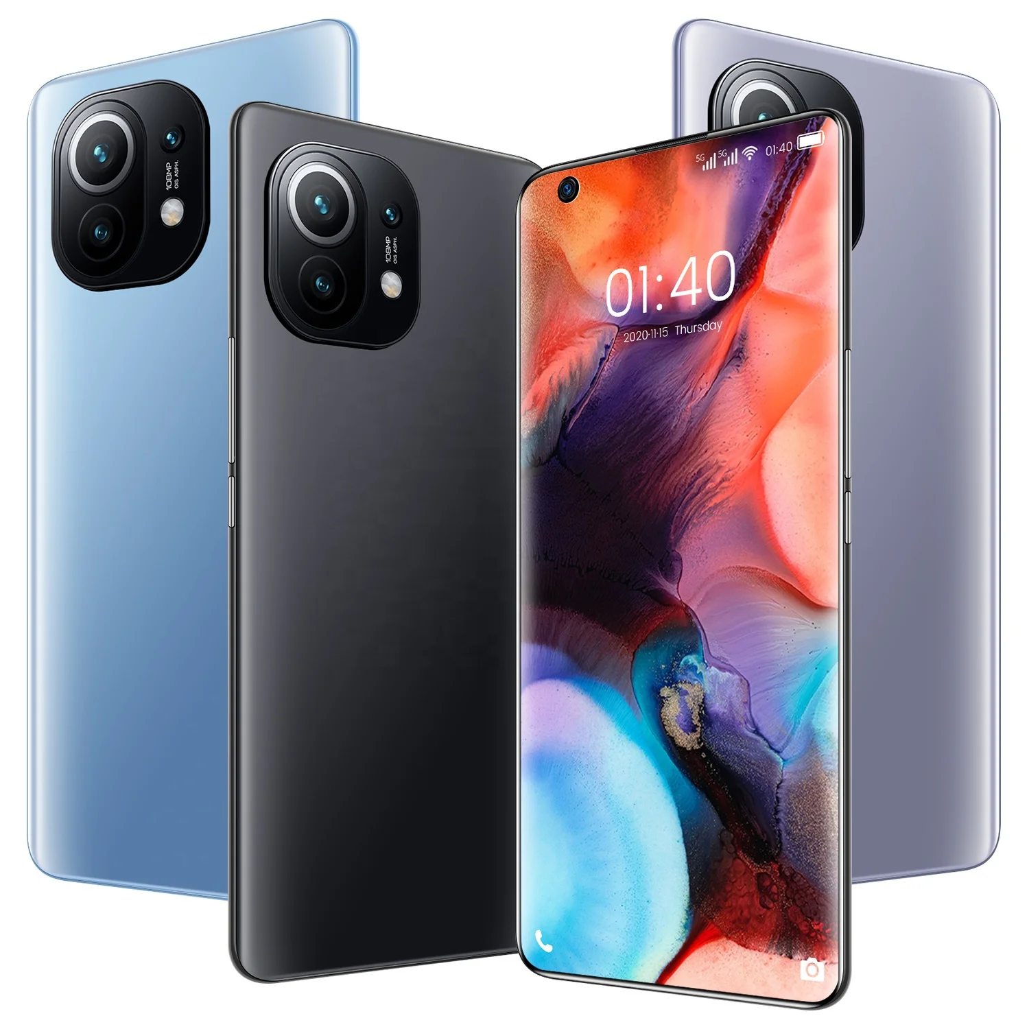 2022 New Arrival Dual SIM Card M11 Pro Smart Phone Advance 7.3inch Large Screen Mobiles Phone 16GB+512GB Unlocked Android Phone