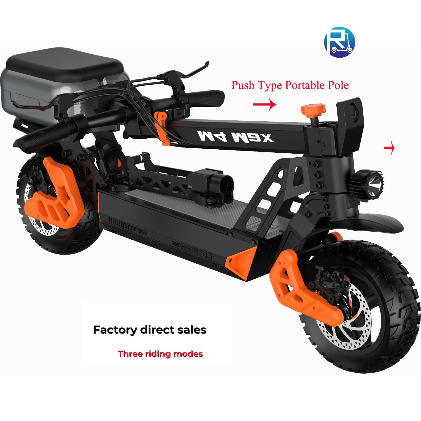 New Sealed US EU Original M4 MAX two wheels 1000w LED Motor power Battery time Charging Brake electric foldable scooters