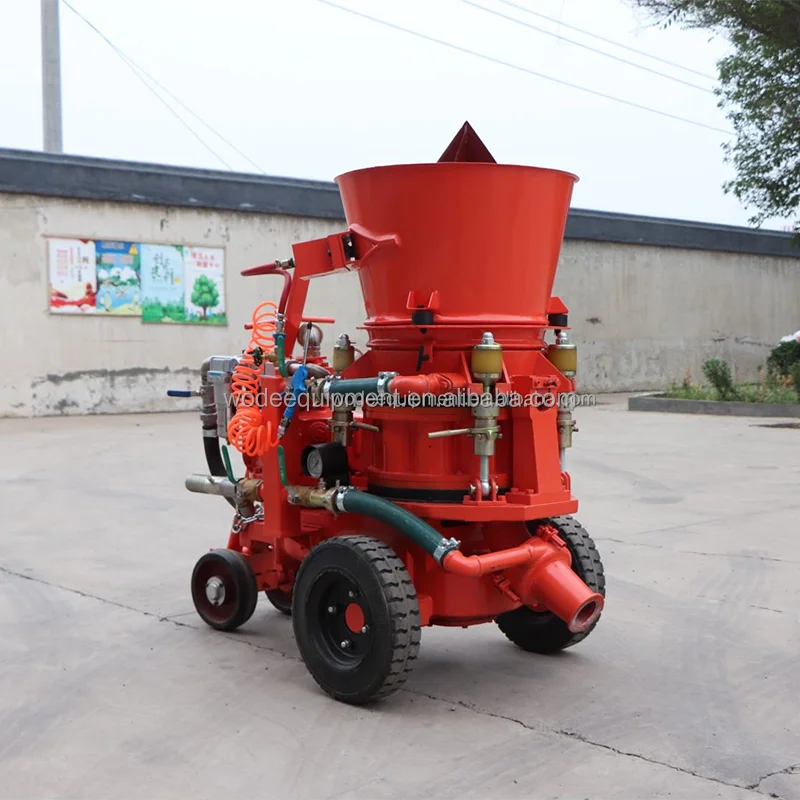 5m3/h air motor driven gunning shotcrerte machine For Construction Concrete Sprayer