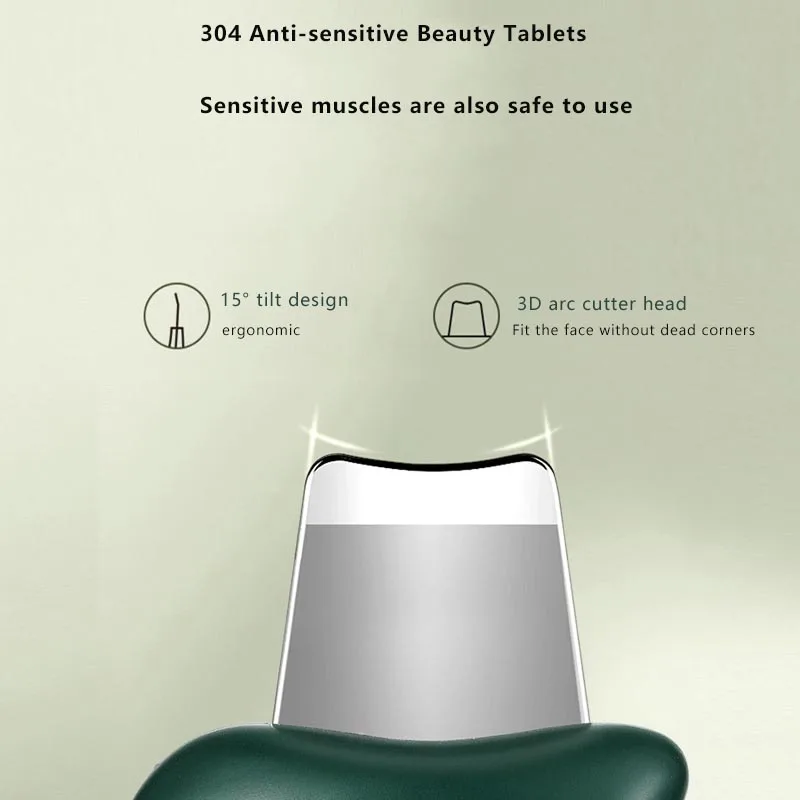 SL03 Mini portable manual facial skin scrubber machine otra casa uso de equipos de belleza stainless steel face scrubber peeling