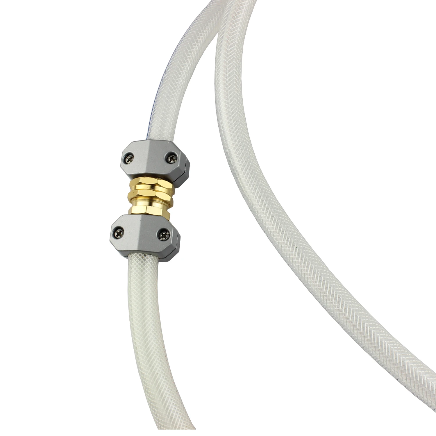 Garden Hose Repair Kit 3/4 Male and Female Solid Aluminum Alloy Mender Tap Connectors