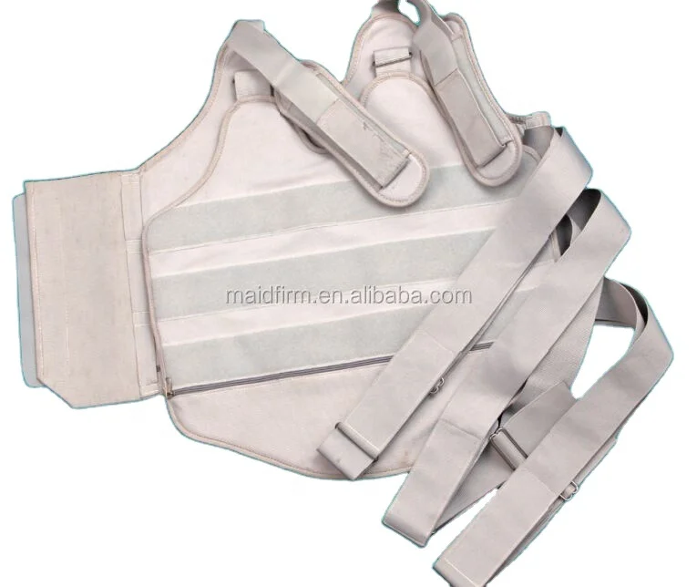 Orthopedic spinal orthosis braces thermoplastic body jacket