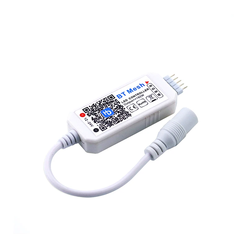 Hot RGBW Mini Led Controller Smart Group Net Dc12V 24V HaoDeng App Control Led Strip Blue tooth RGBW Led Controller