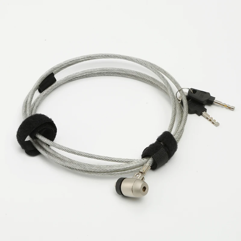 SL-051 Zinc Alloy Material metal Cable Wire notebook Laptop Computer lock Security Lock With 2 Keys cable lock