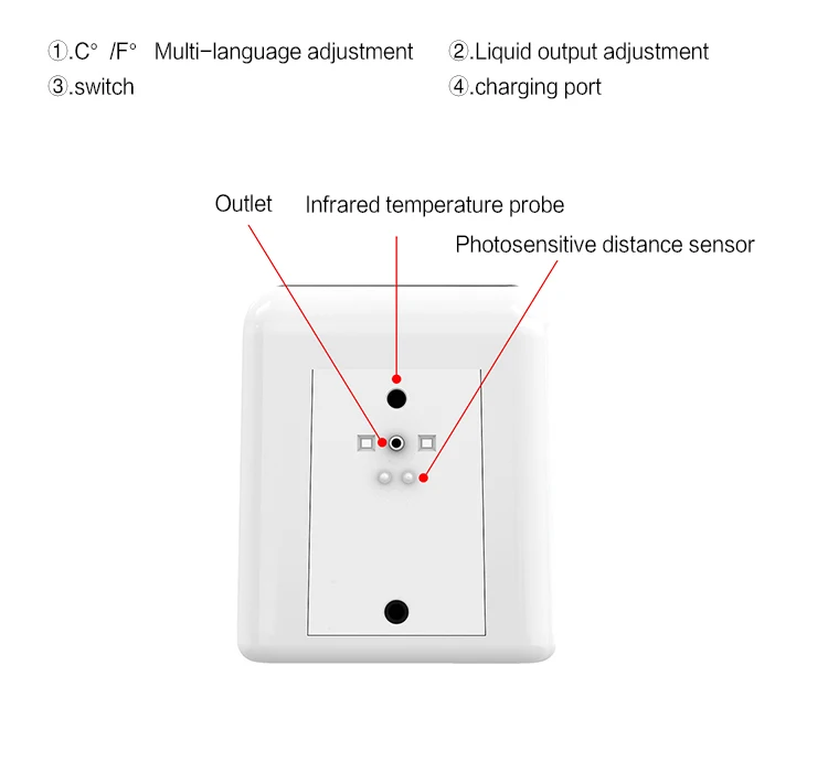 Kinscoter K9 Pro термометр датчик Авто, для дезинфекции рук, для дезинфекции алкоголя автоматический дозаторы жидкого мыла