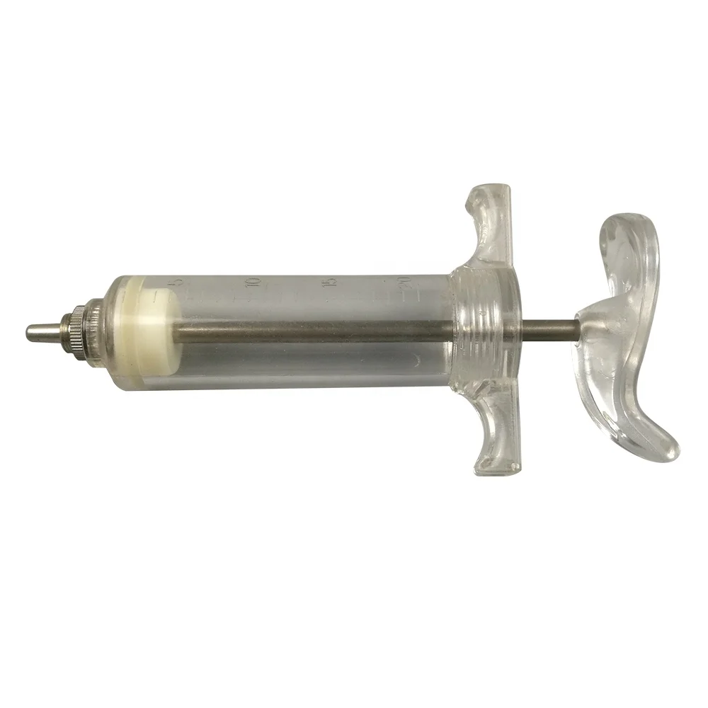 
Animal Sheep Cattle Vaccination Injector Veterinary Syringe Metal Syringe 10ml 