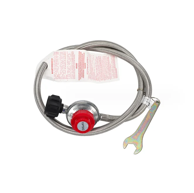 Turkey oven braid wire high pressure 0-30PSIG pressure reducing valve regulator with Hose