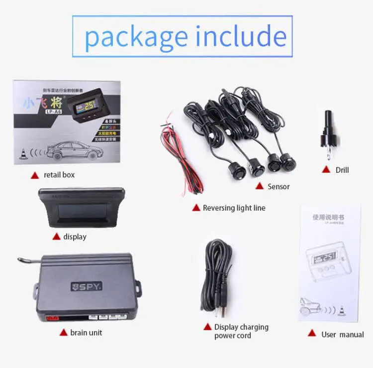 22Mm 2 Sensor Parking Car 2021 Cx-5 Led Display Sensor Parking