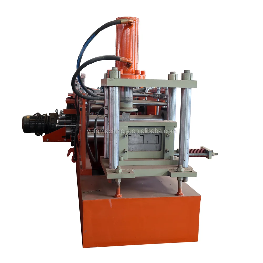 C Purlin Roll Forming Machine For C 75-200 mm Profile c galvanized purlin machine