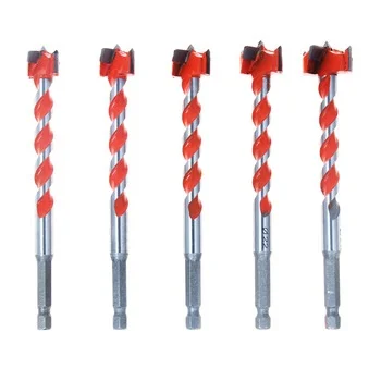 
16-25mm Forstner Drill Bit Set Woodworking Hole Saw Wood Cutter HSS Wood Drilling Boring Bits Power Rotary Cutting Tool 