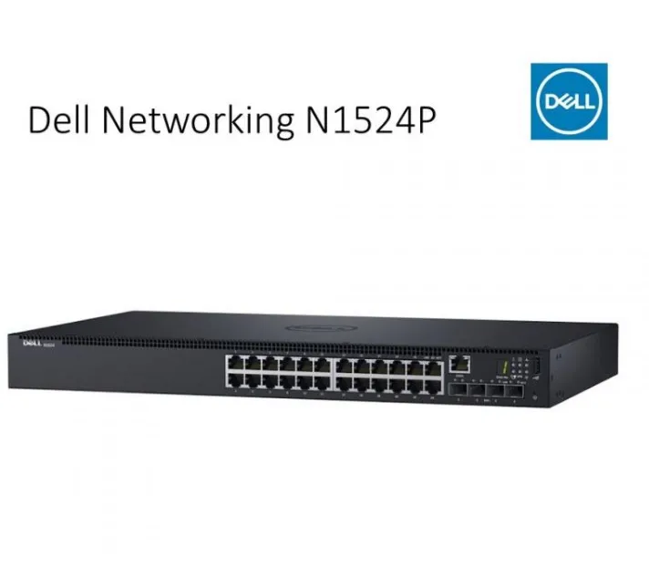 Сетевой коммутатор Dell N1524 24x 1gbe + 4x 10GbE