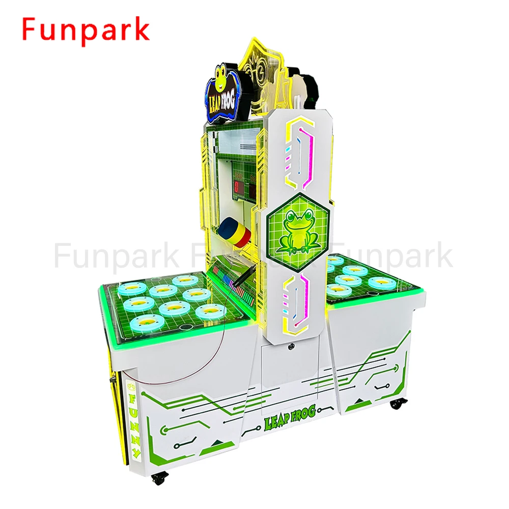 Funpark New Design Whack-A-Mole Arcade Hammer Game Machine Frog Hitting Kids Coin Operated Games