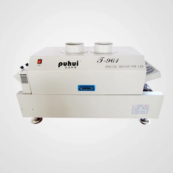 230*730 mm solder area 220v 110v Puhui Infrared and hot air reflow oven T961 LED SMT PCB solder paste welding machine