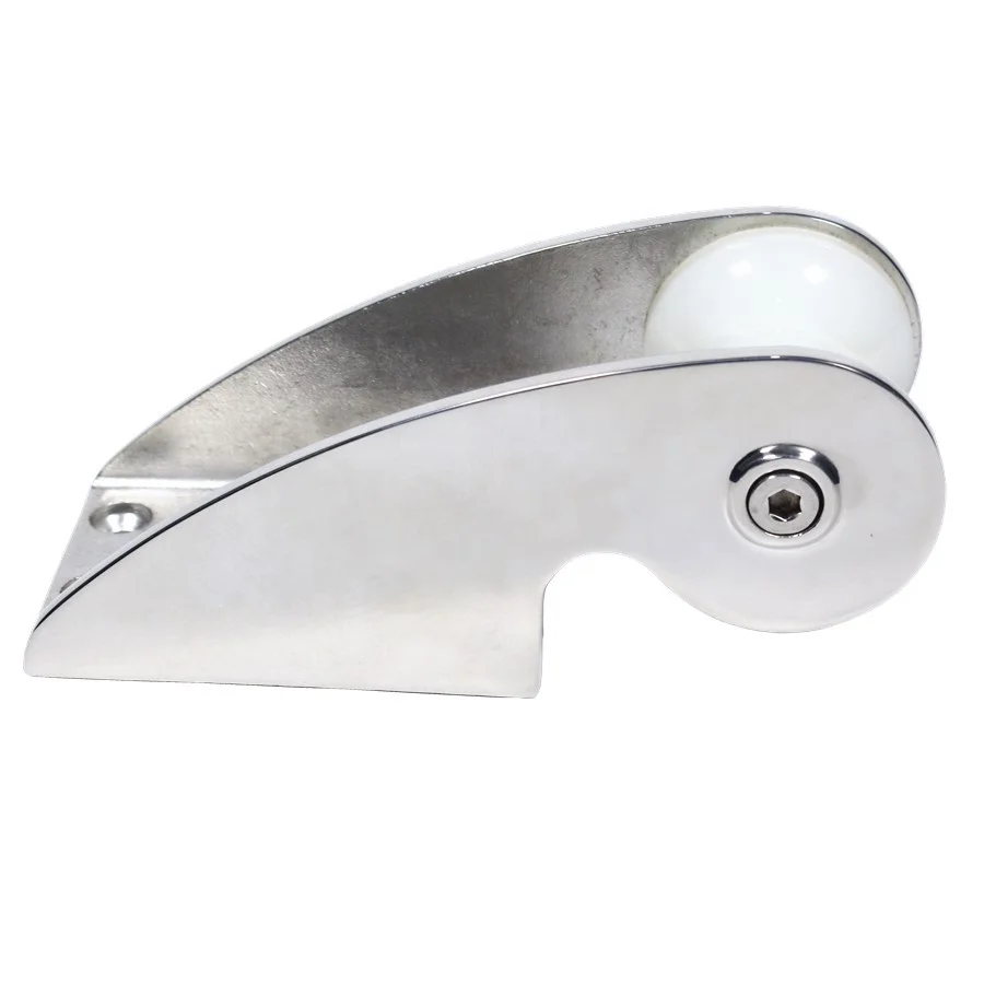 Зеркальный полированный лук Fairlead Chock, тяжелый Якорный цепной ролик, морская фурнитура
